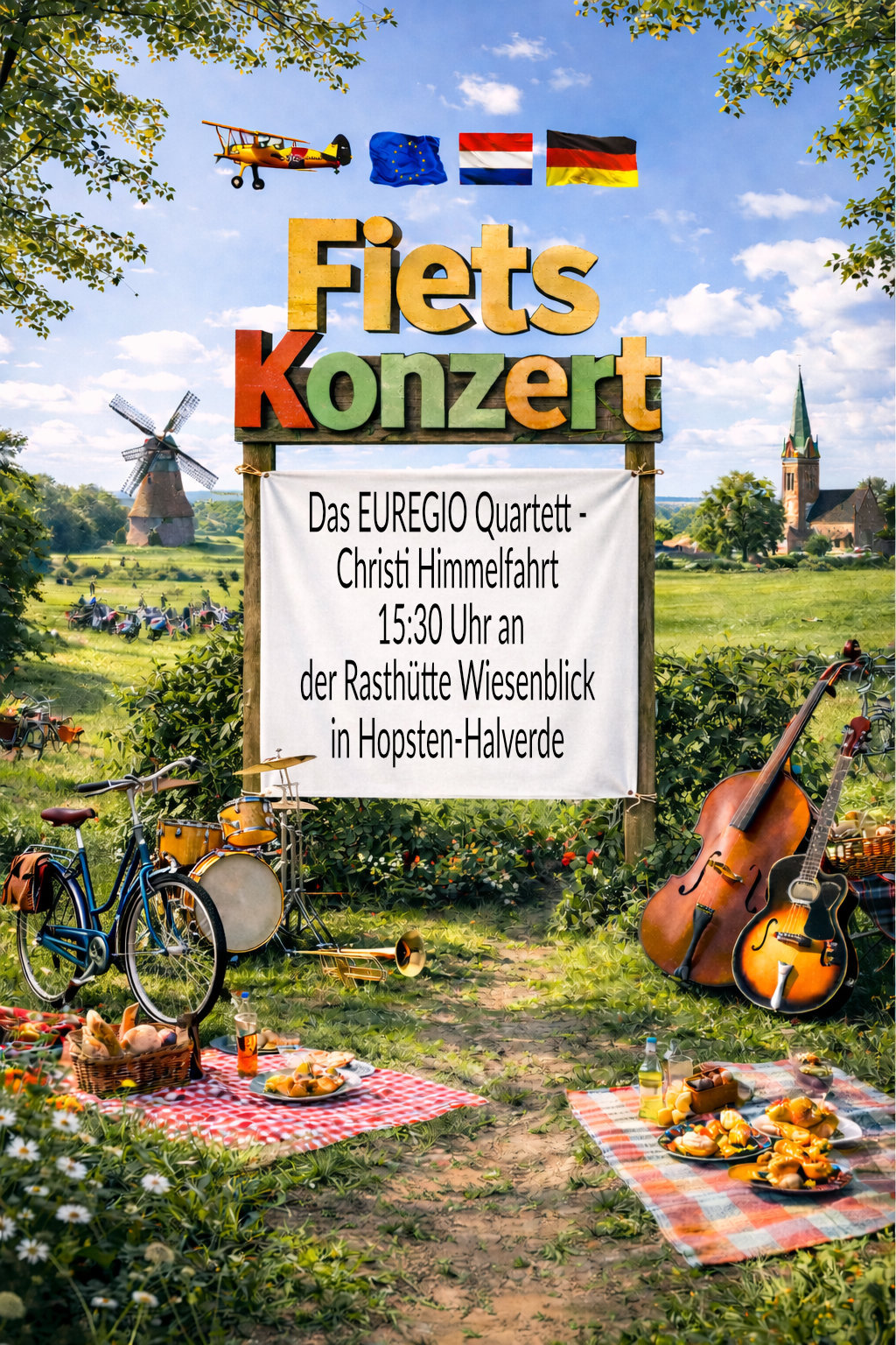 Fiets konzert am 14.Mai