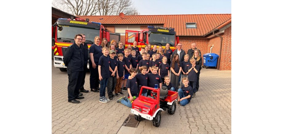 Gründung Jugendfeuerwehr Gruppenfoto