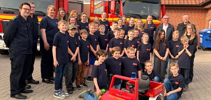 Gründung Jugendfeuerwehr Gruppenfoto