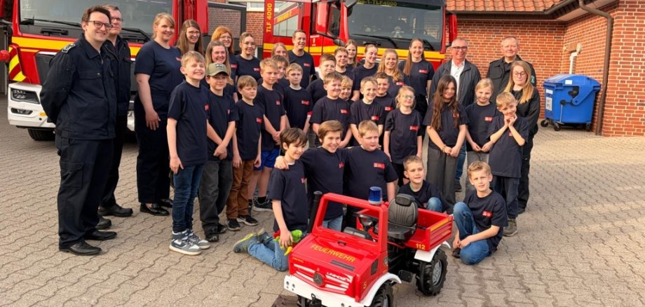 Gründung Jugendfeuerwehr Gruppenfoto