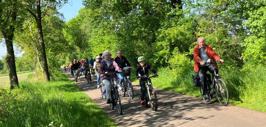 Fahrradfahren in Hopsten